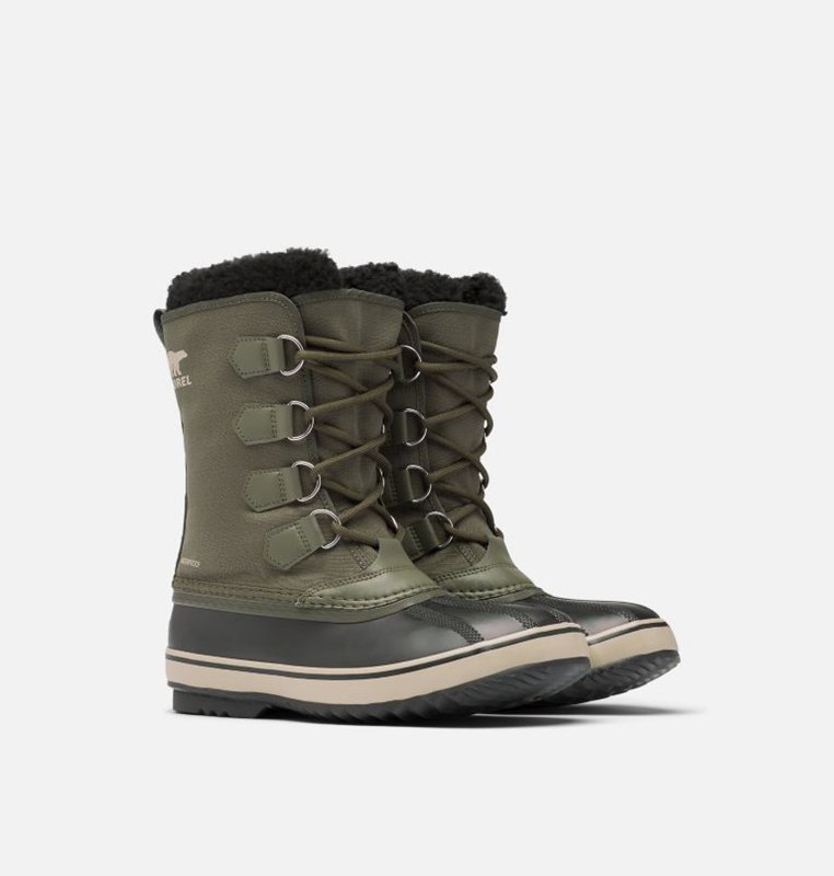 Sorel Erkek 1964 Pac™ Nylon - Kar Botu Koyu Yeşil/Siyah - 257-SEFWKH